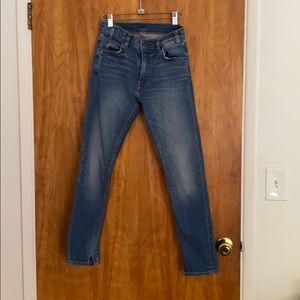 Levi’s Orange tab 505 cropped jeans. Size 26.
